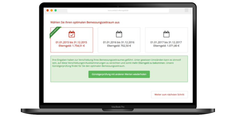 Einfach Elterngeldkurs Elterngeldsoftware - Erstellen Sie Ihre Anträge schneller, einfacher und sicherer.